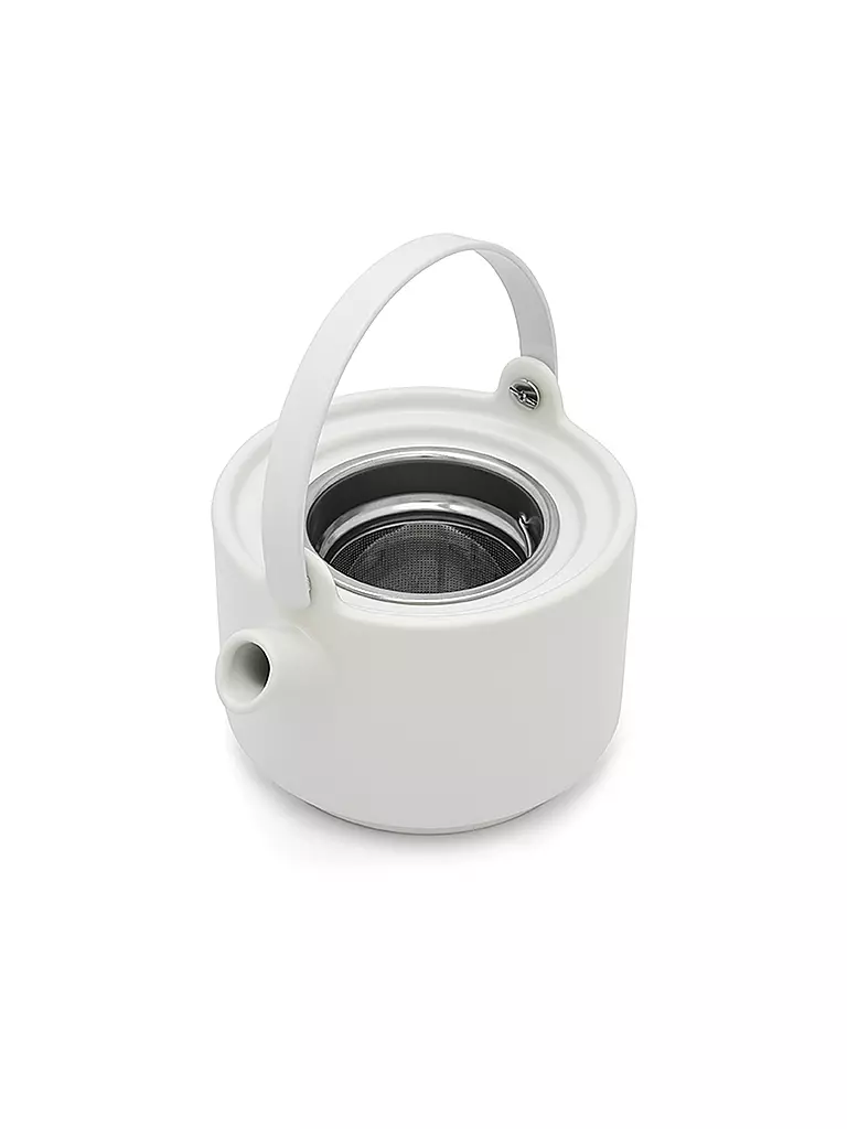 BREDEMEIJER | Tea for one Umea con tapa de bambú 0,5l Blanco | weiss