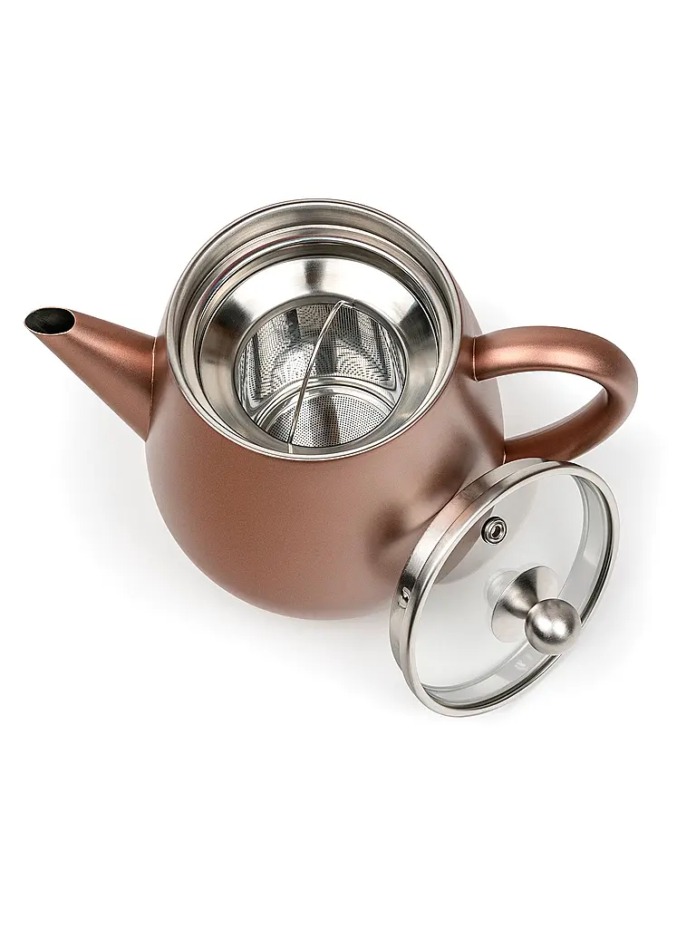 BREDEMEIJER | Teekanne Duet® EVA 1,1l Rusty-Brown | Cobre