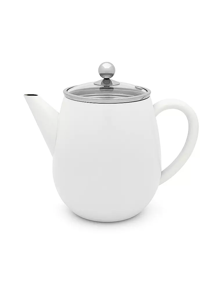 BREDEMEIJER | Tetera de doble pared EVA 1,1l Blanco / Mate | weiss