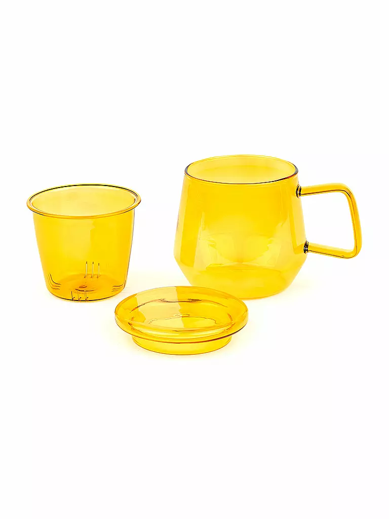 BREDEMEIJER | Tetera TEA FOR ONE LIVORNO 0,35l Vidrio Ámbar | 