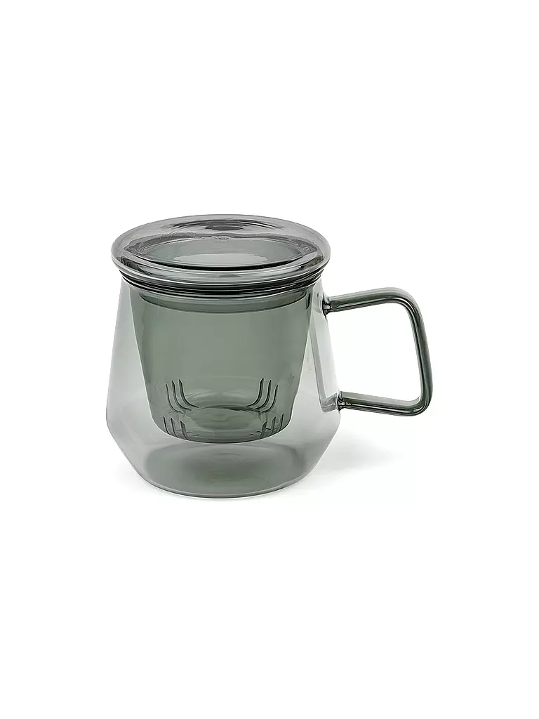BREDEMEIJER | Tetera TEA FOR ONE LIVORNO 0,35l Vidrio Negro | Negro