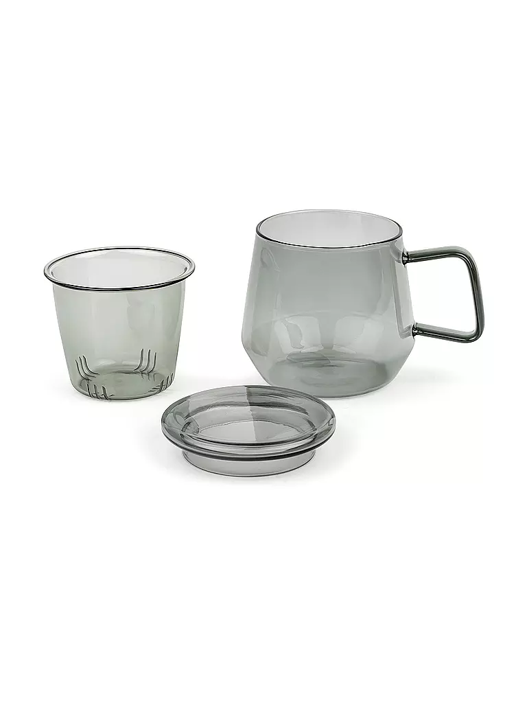 BREDEMEIJER | Tetera TEA FOR ONE LIVORNO 0,35l Vidrio Negro | 
