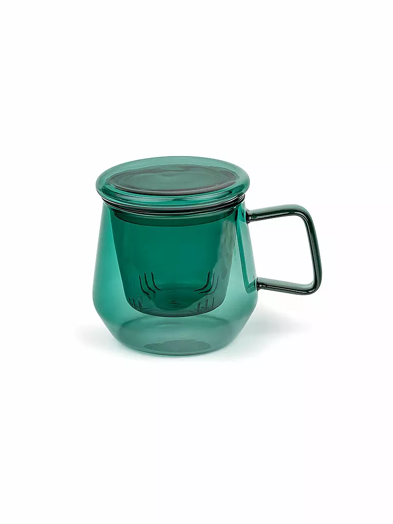 BREDEMEIJER | Tetera TEA FOR ONE LIVORNO 0,35l Vidrio Verde Jade | grün