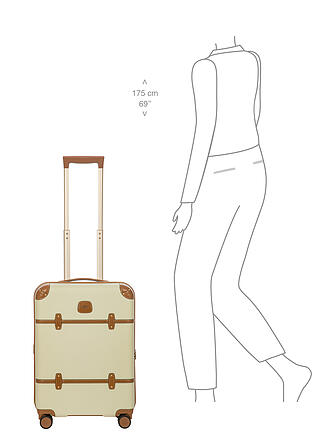 BRICS | Trolley rígido BELLAGIO 55cm crema