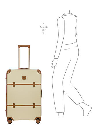 BRICS | Trolley rígido BELLAGIO 70,5cm Crema