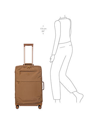 BRICS | Trolley X-TRAVEL 71cm Brownie