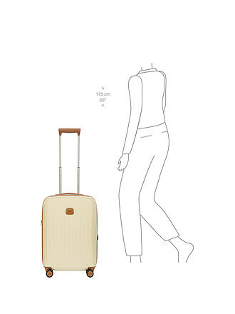 BRICS | Trolley de cabina de 55 cm expandible TAORMINA Cream