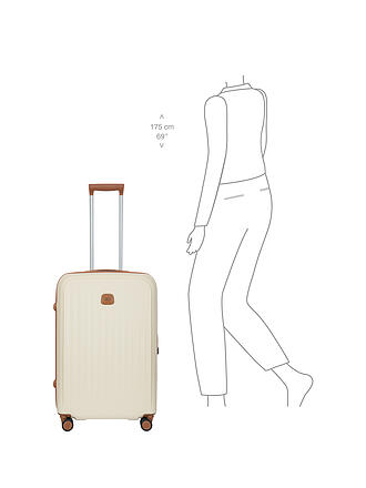 BRICS | Trolley 69cm expandible TAORMINA Cream