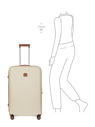 BRICS | Trolley 75cm expandible TAORMINA Cream