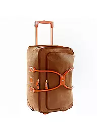 BRICS | Reisetasche mit Rollen "Life" 55cm (Azul) | Camel