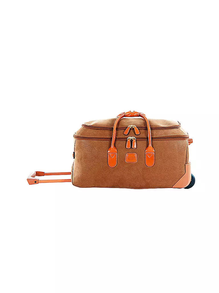 BRICS | Bolsa de viaje con ruedas "Life" 55cm (Camel) | Camel