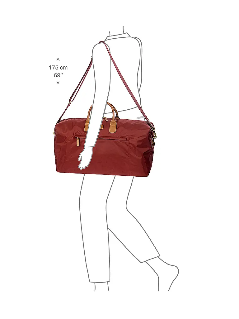 BRICS | Bolsa de viaje X-Travel 55cm Burdeos | 