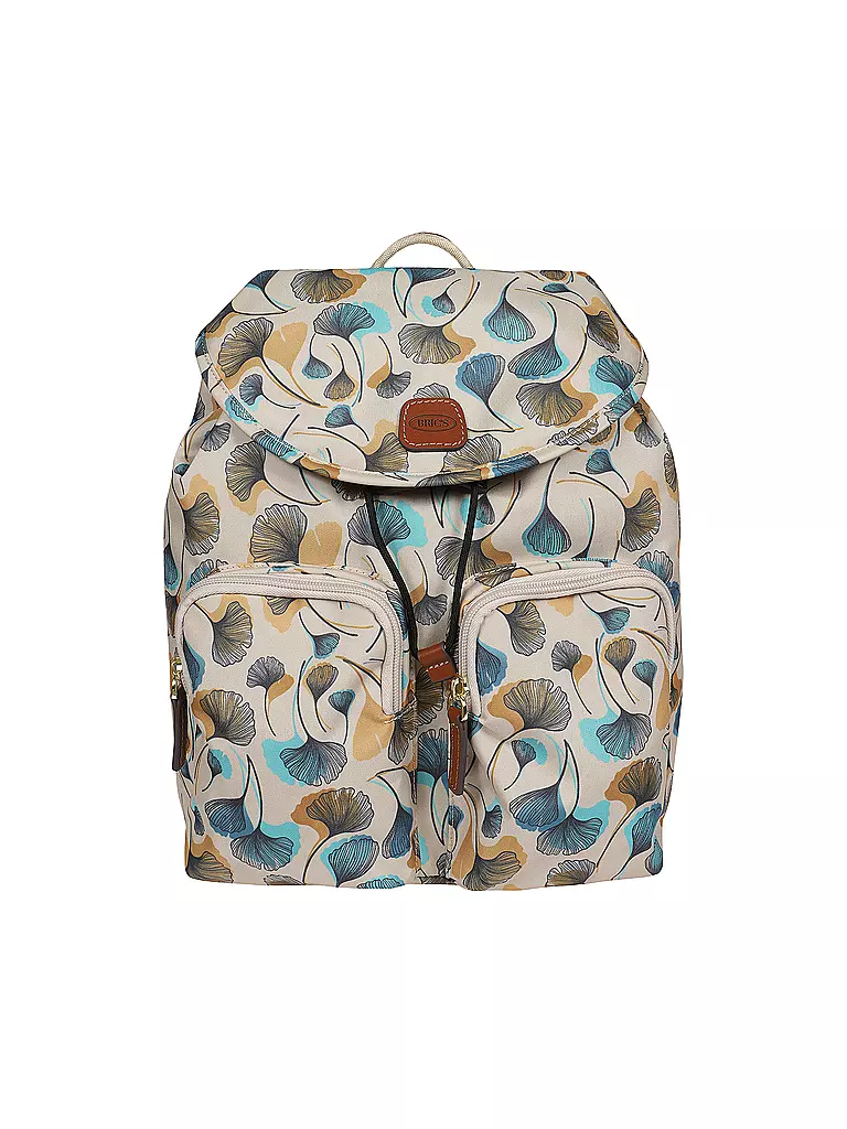 BRICS | Mochila X-Travel Flowers Fiori | Beige