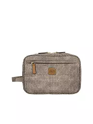 BRICS | Neceser X-Bag Burdeos | Marrón claro