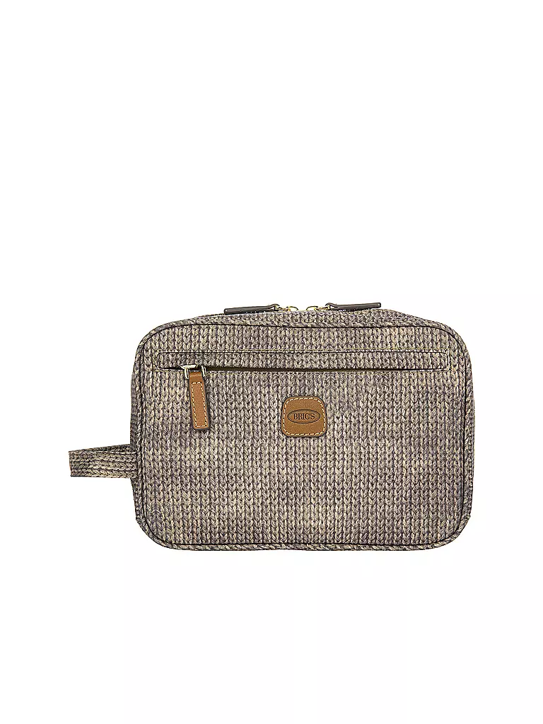 BRICS | Neceser X-Bag Wool Nut | Marrón claro