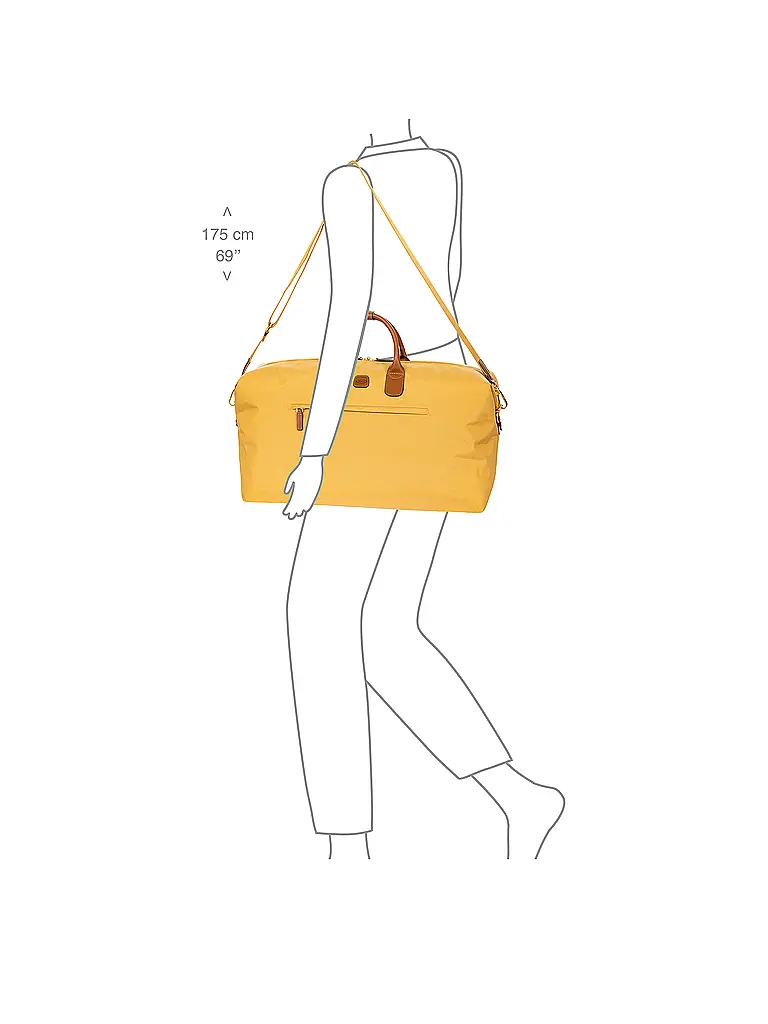 BRICS | Reisetasche X-Travel 55cm Miele / Miel | Amarillo