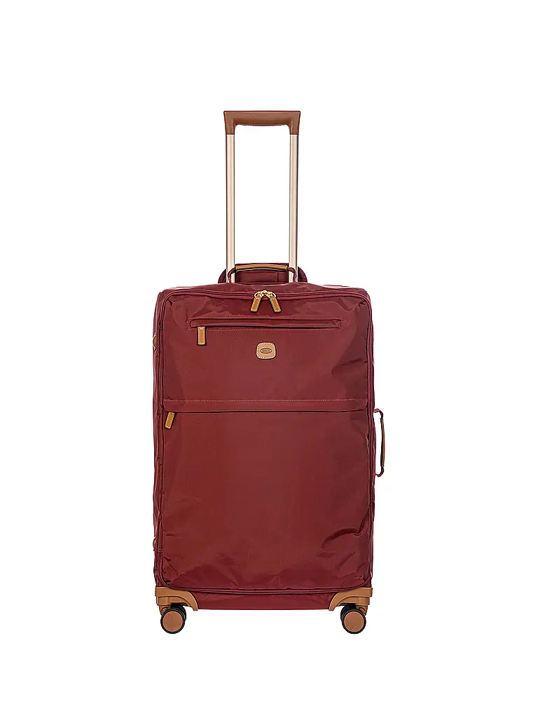 BRICS | Trolley blando X-TRAVEL 71cm Burdeos | Rojo oscuro
