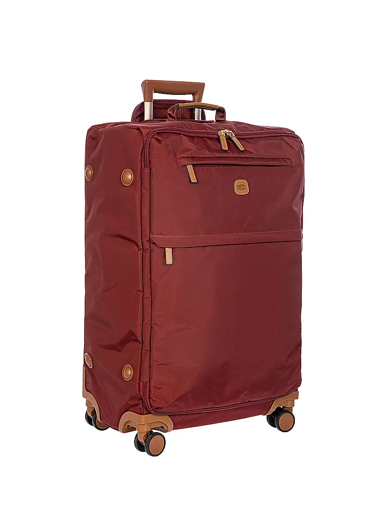 BRICS | Trolley blando X-TRAVEL 71cm Burdeos | Rojo oscuro
