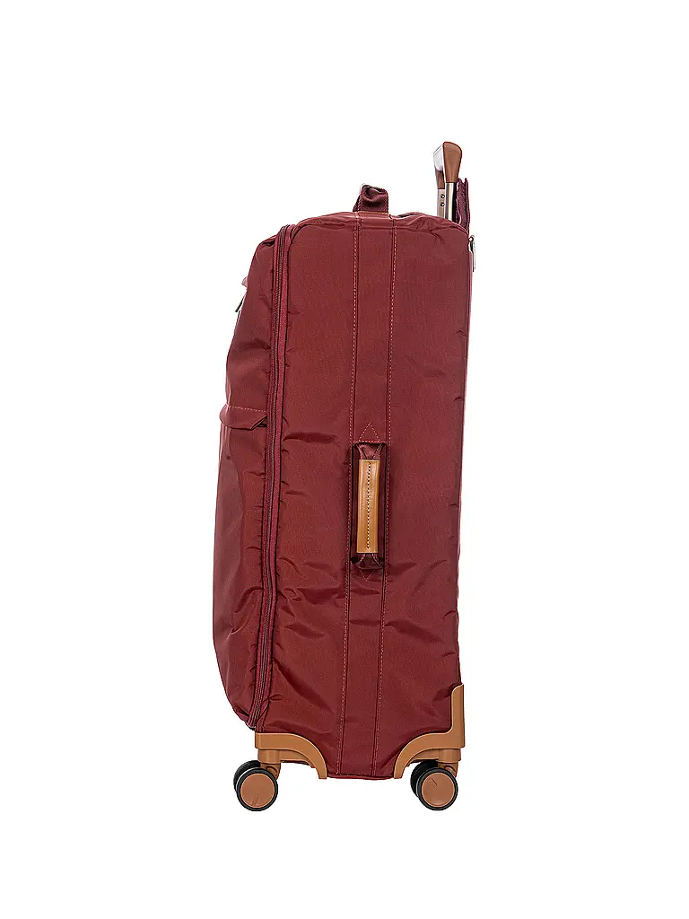 BRICS | Trolley blando X-TRAVEL 71cm Burdeos | Rojo oscuro