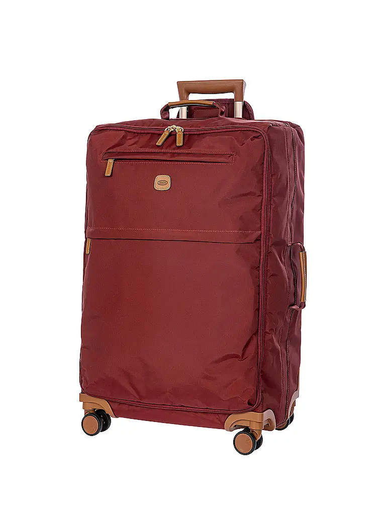 BRICS | Trolley blando X-TRAVEL 71cm Burdeos | Rojo oscuro