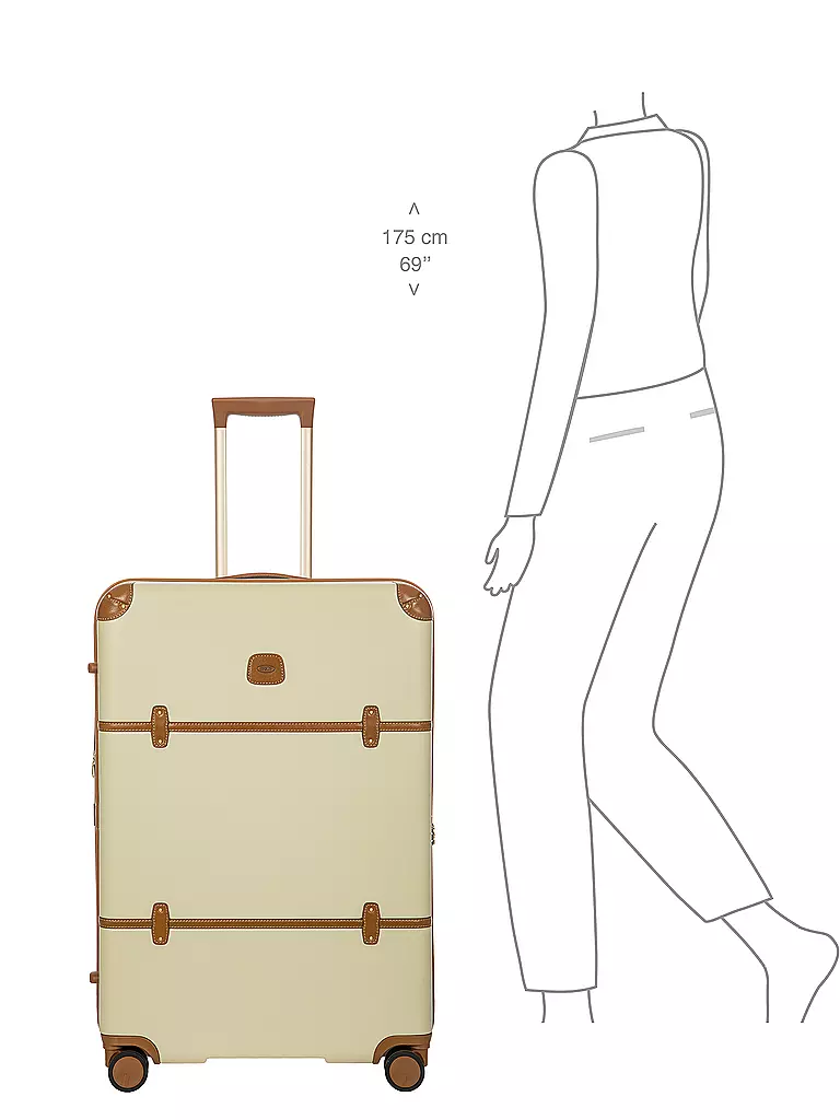 BRICS | Trolley rígido BELLAGIO 76cm Crema | Beige