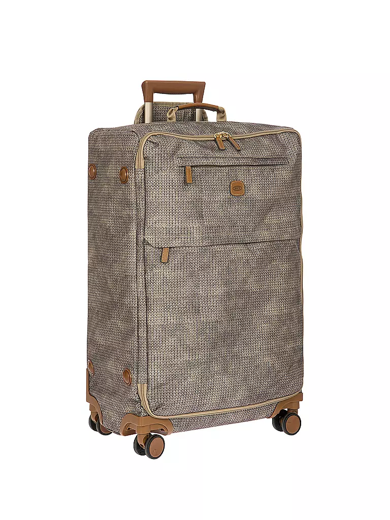 BRICS | Trolley weich X-TRAVEL 71cm Wool Nut | Marrón claro