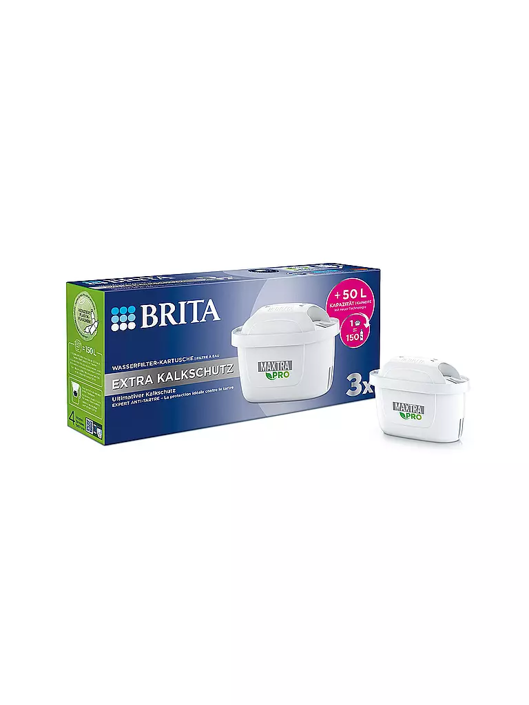 BRITA | Cartuchos de filtro MAXTRA PRO Extra Protección Antical | Blanco