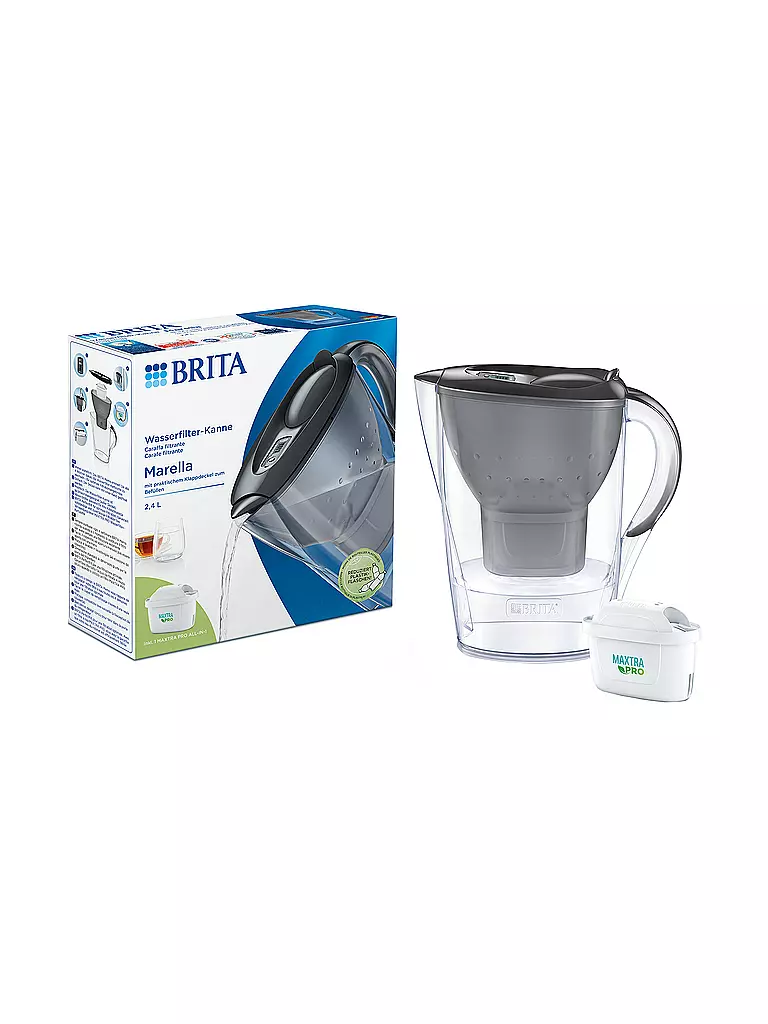 BRITA | Filtro de agua MARELLA 1,4 l Gris | Gris