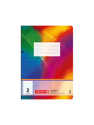 BRUNNEN VERLAG | Cuaderno A5 Rayado 10mm 40 Hojas