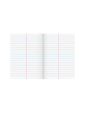 BRUNNEN VERLAG | Cuaderno A5 Rayado 10 mm 20 Hojas con Línea Media
