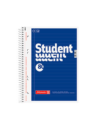 BRUNNEN VERLAG | Collegeblock A5 20 líneas con espiral, 80 hojas