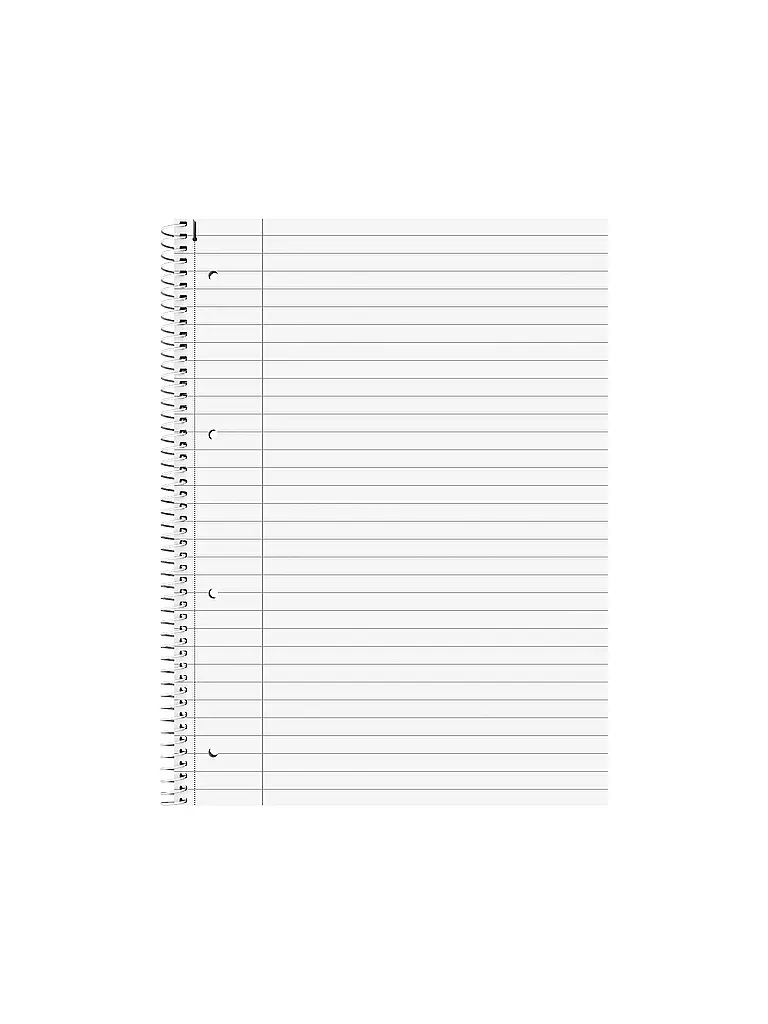 BRUNNEN VERLAG | Bloc de notas A4 - rayado | Sin color