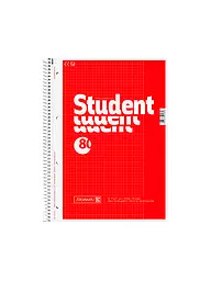 BRUNNEN VERLAG | Brunnen Collegeblock A4, encuadernación en espiral, 80 hojas | Sin color