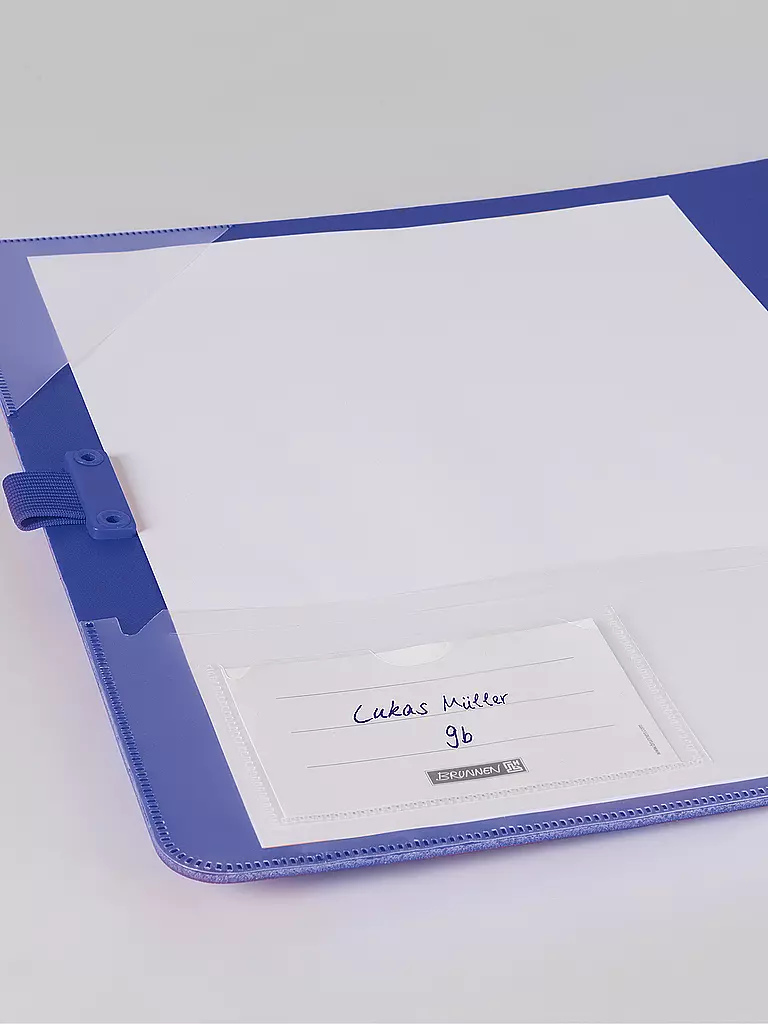BRUNNEN VERLAG | Carpeta PP 7cm azul | Sin color