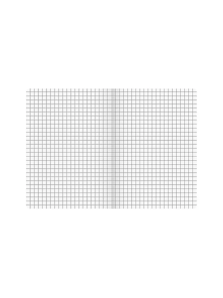 BRUNNEN VERLAG | Cuaderno A4 Cuadriculado 5mm 20 Hojas | Sin color