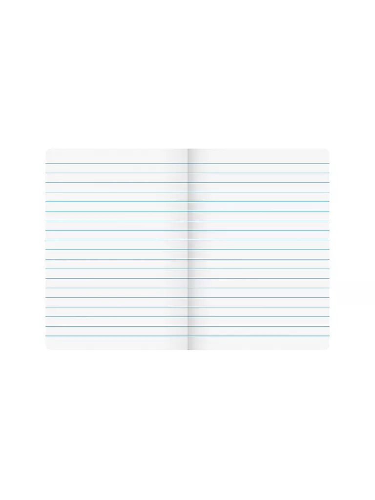 BRUNNEN VERLAG | Cuaderno A5 Rayado 10mm 40 Hojas | Sin color