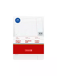 BRUNNEN VERLAG | Hojas de recambio para archivador - 50 hojas rayadas con margen de corrección | Sin color