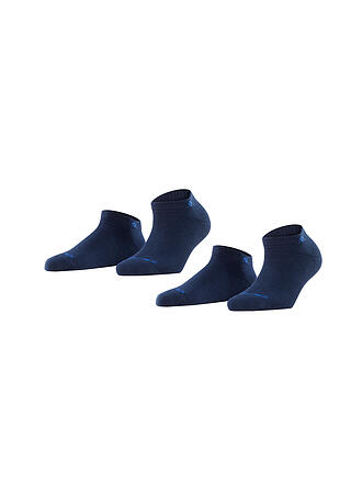 BURLINGTON | Calcetines bajos para zapatillas de mujer Pkg. de 2 EVERYDAY 36-41 marino