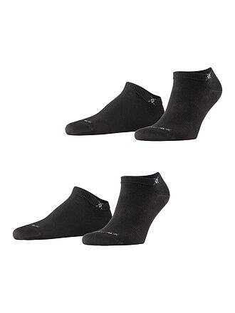 BURLINGTON | Calcetines de deporte para hombre EVERYDAY, paquete de 2, 40-46, negro