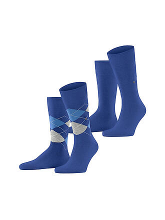 BURLINGTON | Calcetines de hombre EVERYDAY, paquete de 2, 40-46, azul noche