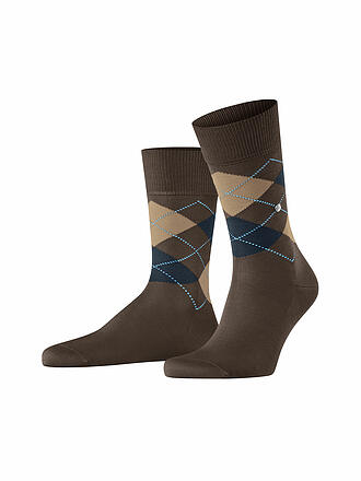 BURLINGTON | Calcetines para hombre MANCHESTER 40-46 chocolate