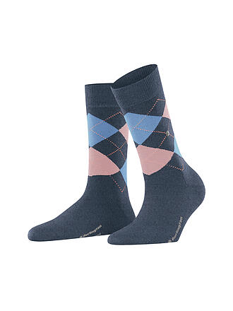BURLINGTON | Calcetines de mujer MARYLEBONE 36-41 azul oscuro mel