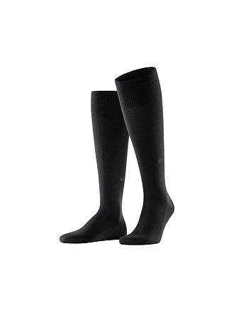 BURLINGTON | Calcetines altos para hombre LEEDS 40-46 negro