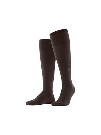 BURLINGTON | Calcetines para hombre LEEDS 40-46 marrón oscuro