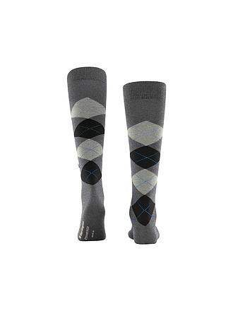 BURLINGTON | Calcetines hasta la rodilla para hombre EDINBURGH 40-46 asfalto mel