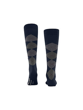 BURLINGTON | Calcetines altos para hombre EDINBURGH 40-46 marino