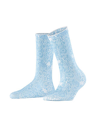 BURLINGTON | Calcetines de mujer UNDERWATER 36-41 azul claro