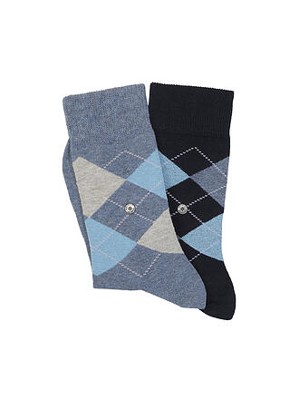 BURLINGTON | Calcetines de mujer, paquete de 2. BASIC GIFT BOX 36-41 metal