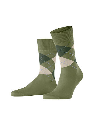 BURLINGTON | Calcetines de hombre MANCHESTER verde lima