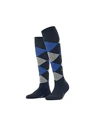 BURLINGTON | Calcetines altos de mujer MARYLEBONE 36-41 | Azul oscuro